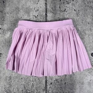 Lululemon Skort Womens 8 Purple Pleated Tennis Running Athletic Skirt Lined